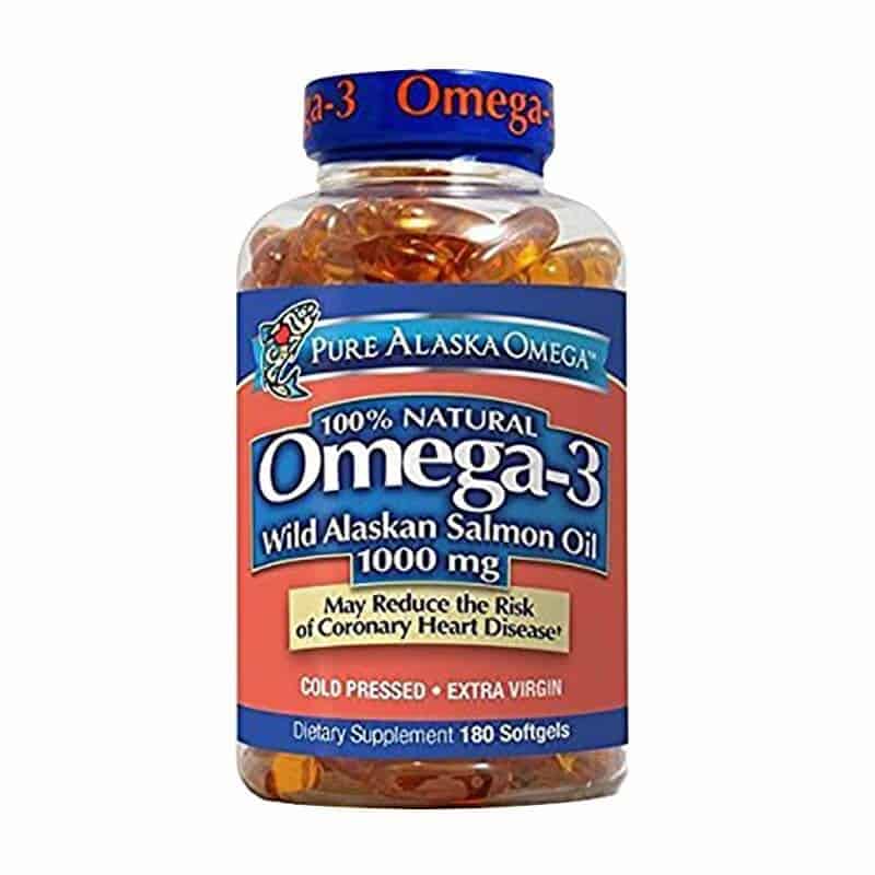 thuốc bổ mắt tốt nhất dành cho người già Pure Alaska Omega 3 Wild Salmon Oil 1000mg