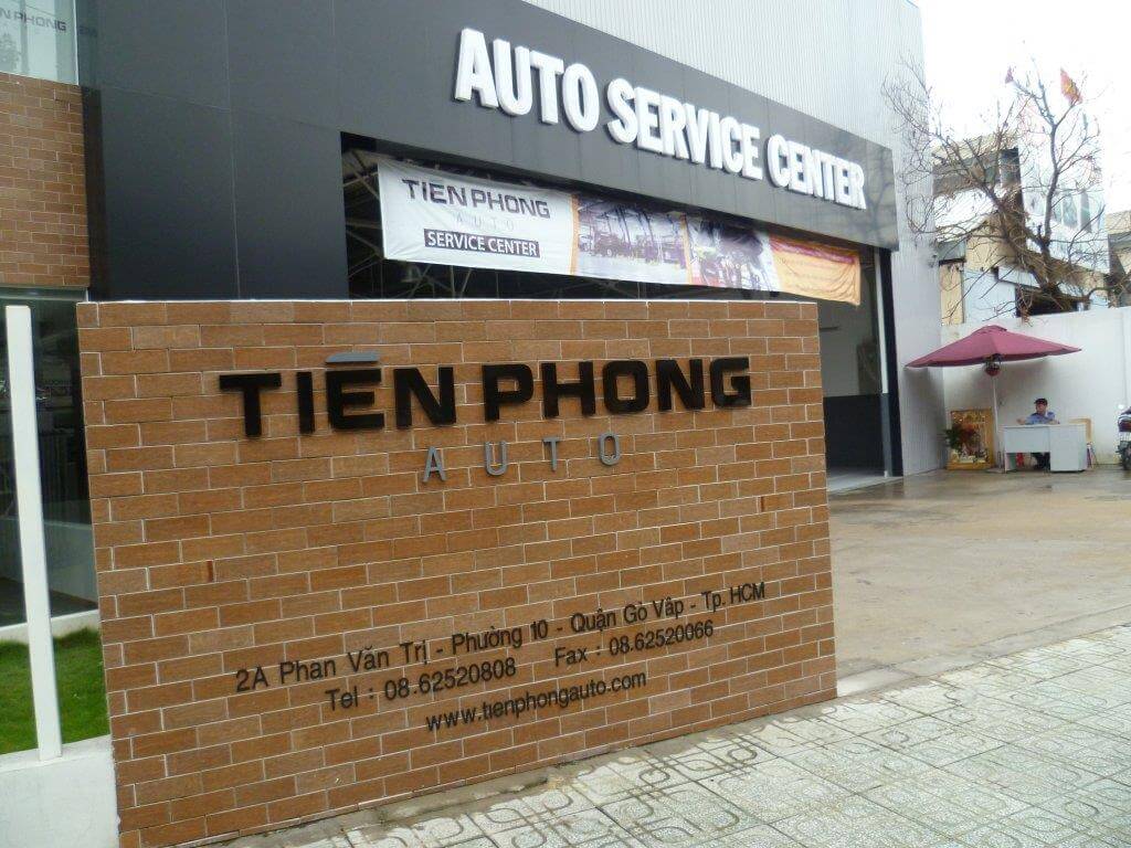 Tien Phong auto repair garage is a prestigious automobile repair service in Go Vap