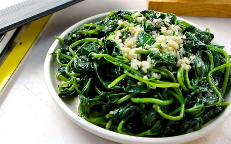 - Recipes for Delicious Dishes From Water spinach and sweet potato