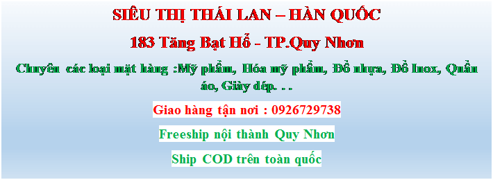 Top 3 Shop selling the most prestigious and quality cosmetics in Quy Nhon