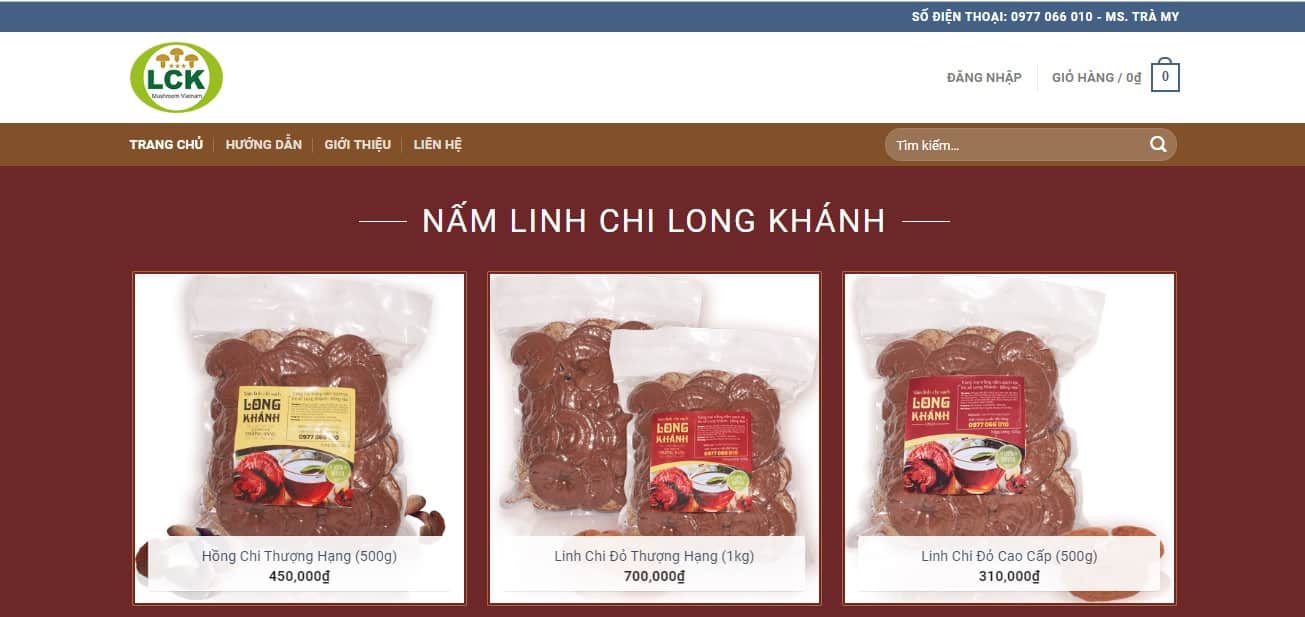 Address Linh Chi Mushroom Sell long khanh
