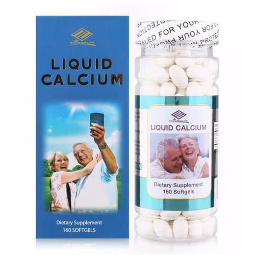 Nu-Health Liquid Calcium 160 viên thực phẩm chức năng giảm loãng xương