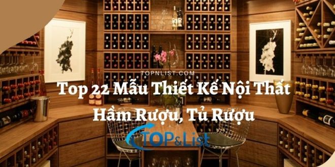 Top 22 Mẫu Thiết Kế Nội Thất Hầm Rượu, Tủ Rượu Gia Đình Đẹp Ấn Tượng Nhất