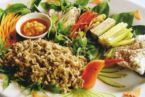 Fish salad delicious specialties Ninh Binh