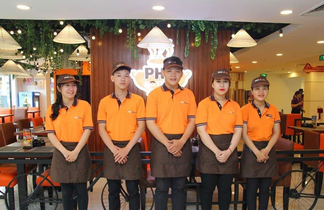 xưởng may đồng phục nhân viên nhà hàng quán ăn tại Hưng Yên