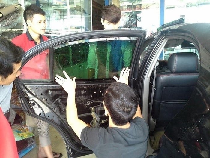 Vocational training in car interior in HCM