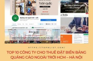 Top 10 Outdoor Advertising Signboard Rental Companies Hcm – Hanoi