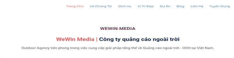 WeWin Media Advertising – Agency