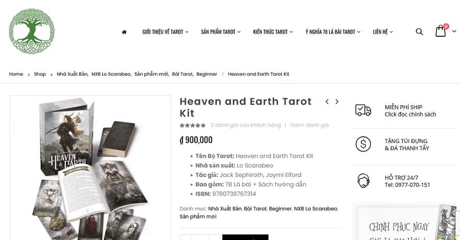 Mystichouse.vn - Heaven and Earth Tarot Kit