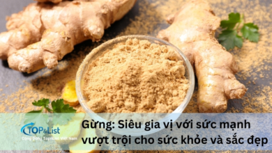 Top 9 công dụng của gừng cho sức khỏe và sắc đẹp