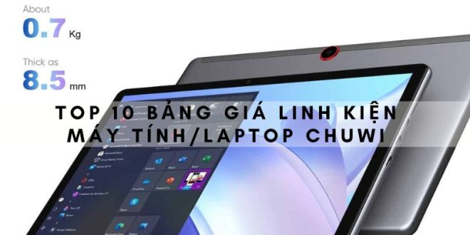 Bảng giá linh linh máy tính laptop Chuwi mới nhất