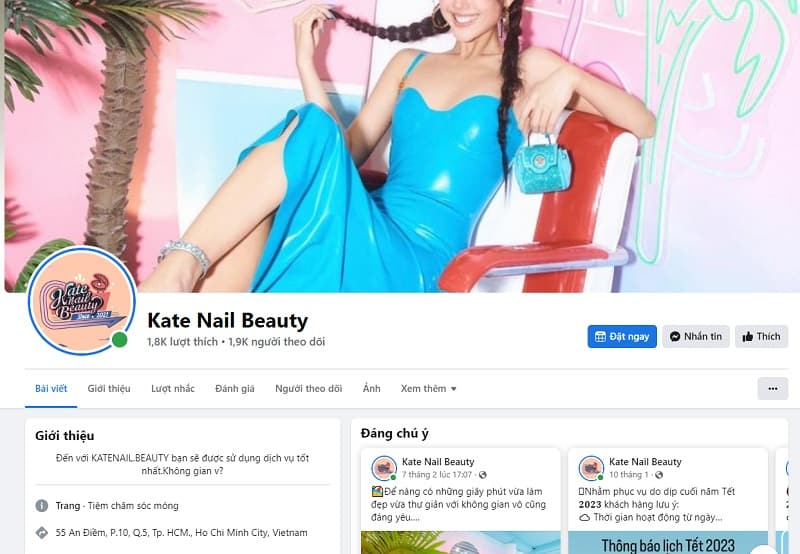 Kate Nail Beauty - Tiệm nail giá rẻ tại quận 5