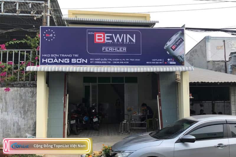 Cửa hàng Hoàng Sơn là đơn vị được nhiều khách hàng tin tưởng khi mua sơn Bewin