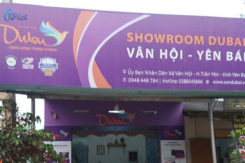 Cửa hàng Sơn Dubai Yên Bái