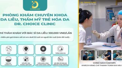 - Dr choice chuyên thăm khám da uy tín